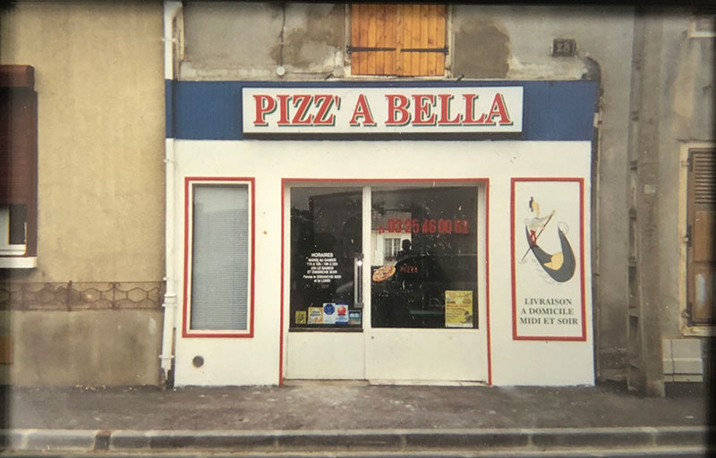 Ancienne devanture de Pizz'a Bella Express