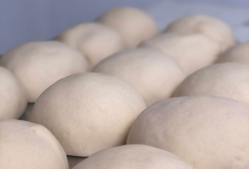 Série de boule de pate à pizza maison